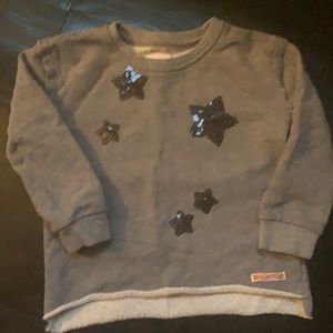 Girls Hudson Sweatshirt with Sequin Stars